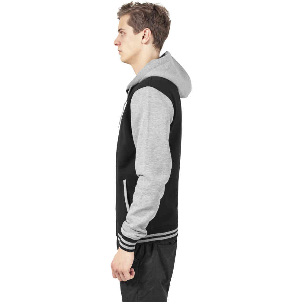 Urban Classics - 2tone Veste zip à capuche - Noir